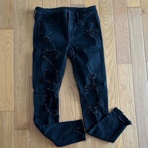 American Eagle black jeggings